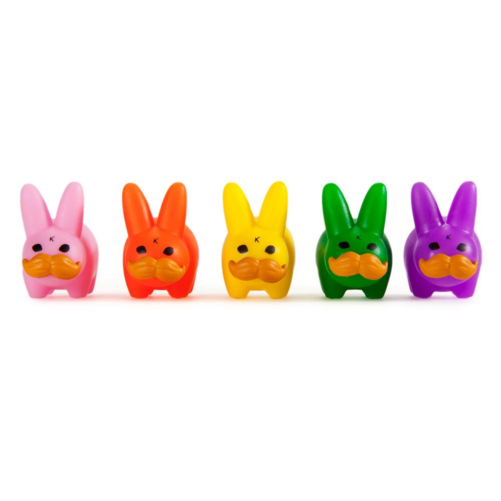 PRIDE 'Stache Labbit Art Toy 5-Pack | Kidrobot