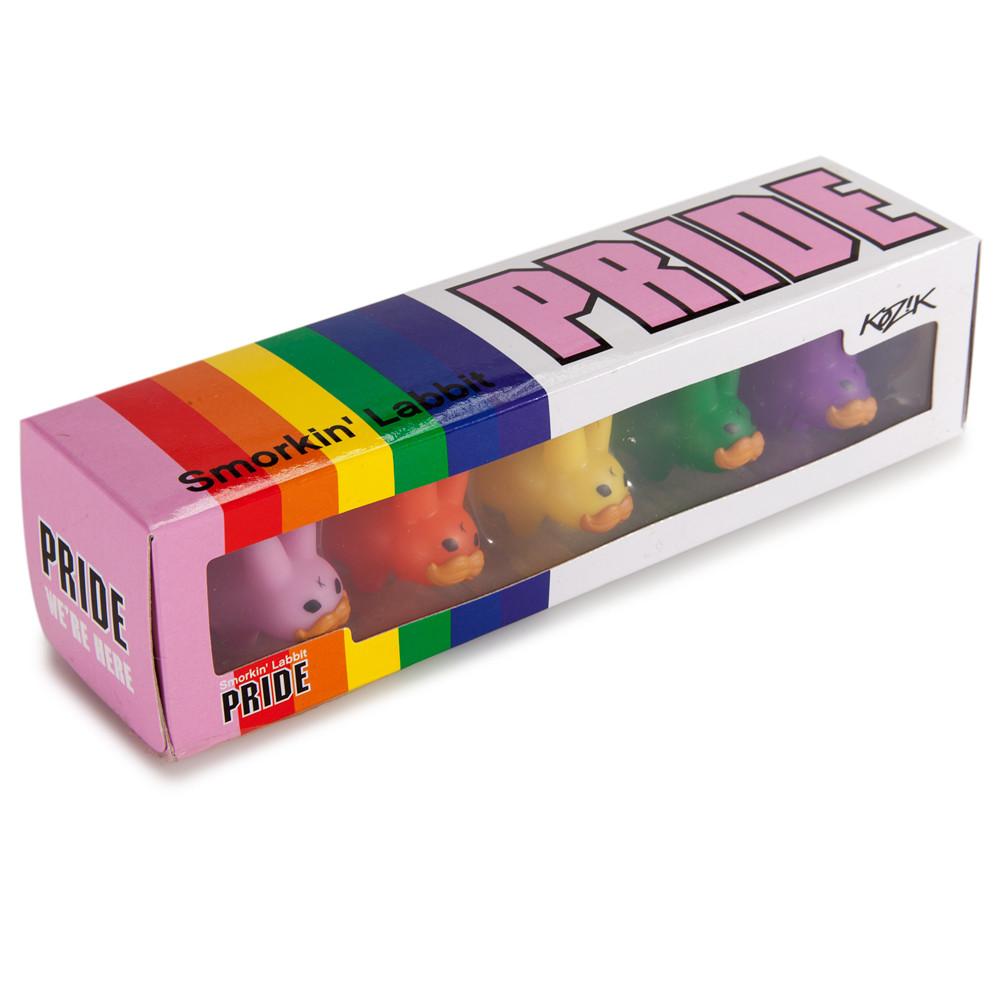 [レア品]Kidrobot labbit ぬいぐるみ 5体セット PRIDE 'Stache Labbit Art Toy 5-Pack | Kidrobot