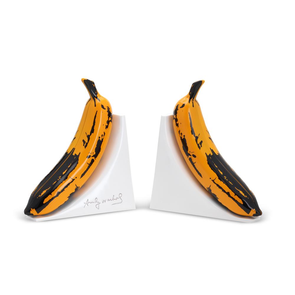 Kidrobot x Andy Warhol Resin Banana Bookends - Yellow Edition - Kidrobot - Designer Art Toys