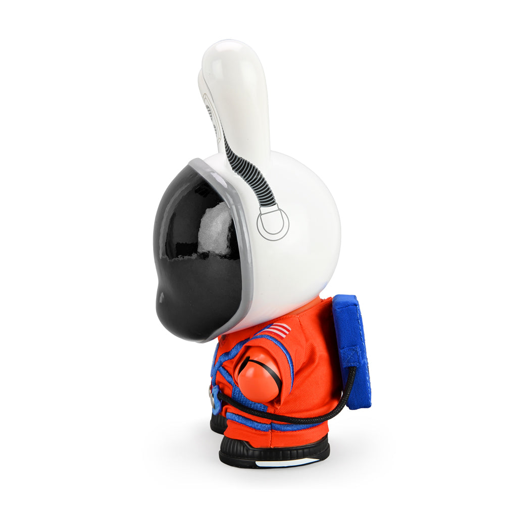 Kidrobot SDCC 2021 Stars My Destination 8" Astronaut Dunny, Con Exclusive Orion Edition, vinyl collectible figure on a plain background.