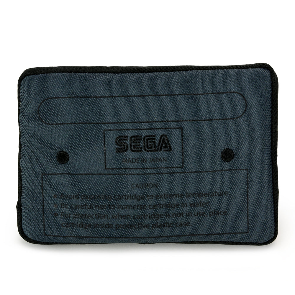 SEGA Genesis gaming console plush toy with Sonic cartridge, 12-inch interactive plush featuring SEGA branding and detailed design.