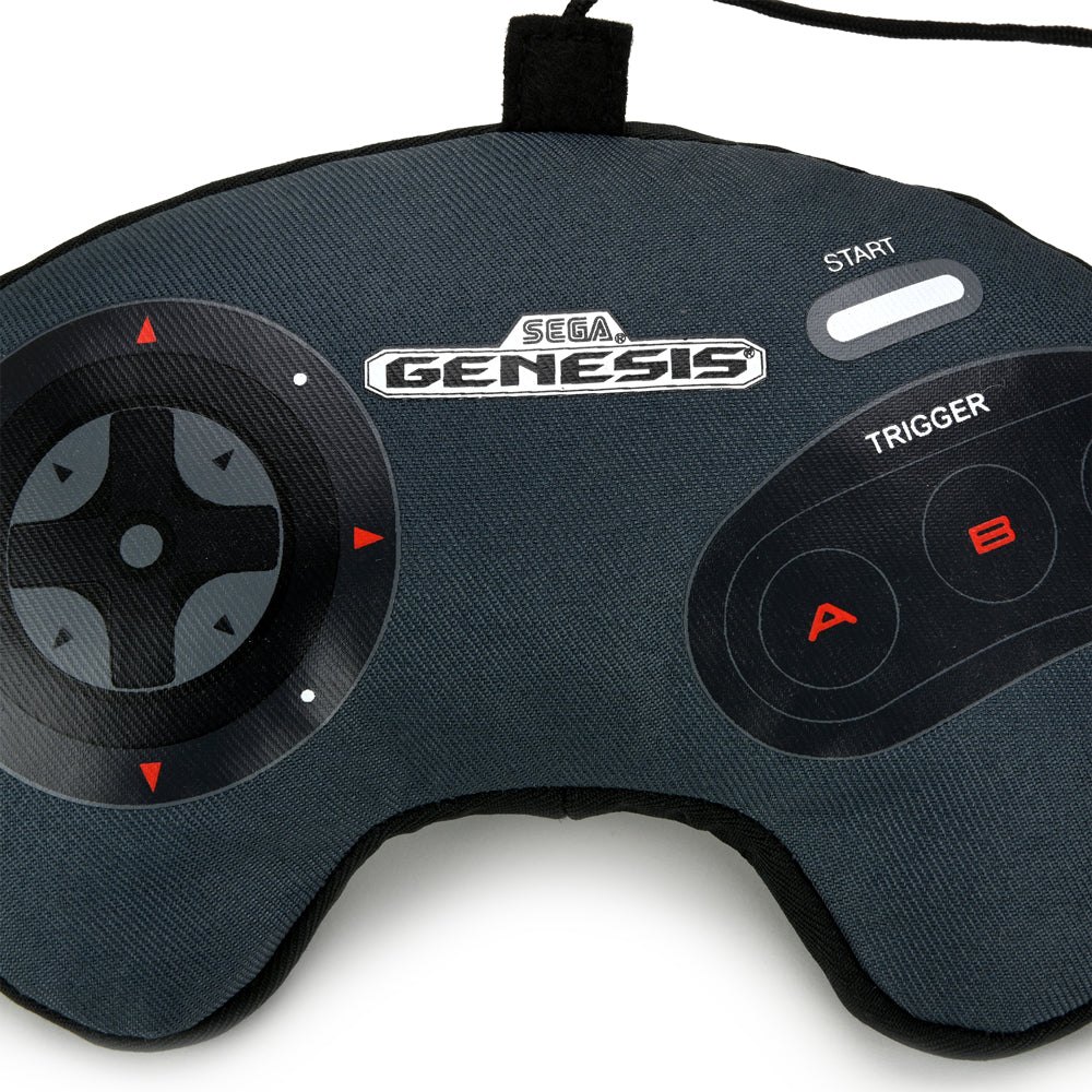 SEGA Genesis gaming console 12-inch interactive plush with Sonic cartridge, soft, detailed plush toy for fans of classic Sega games.