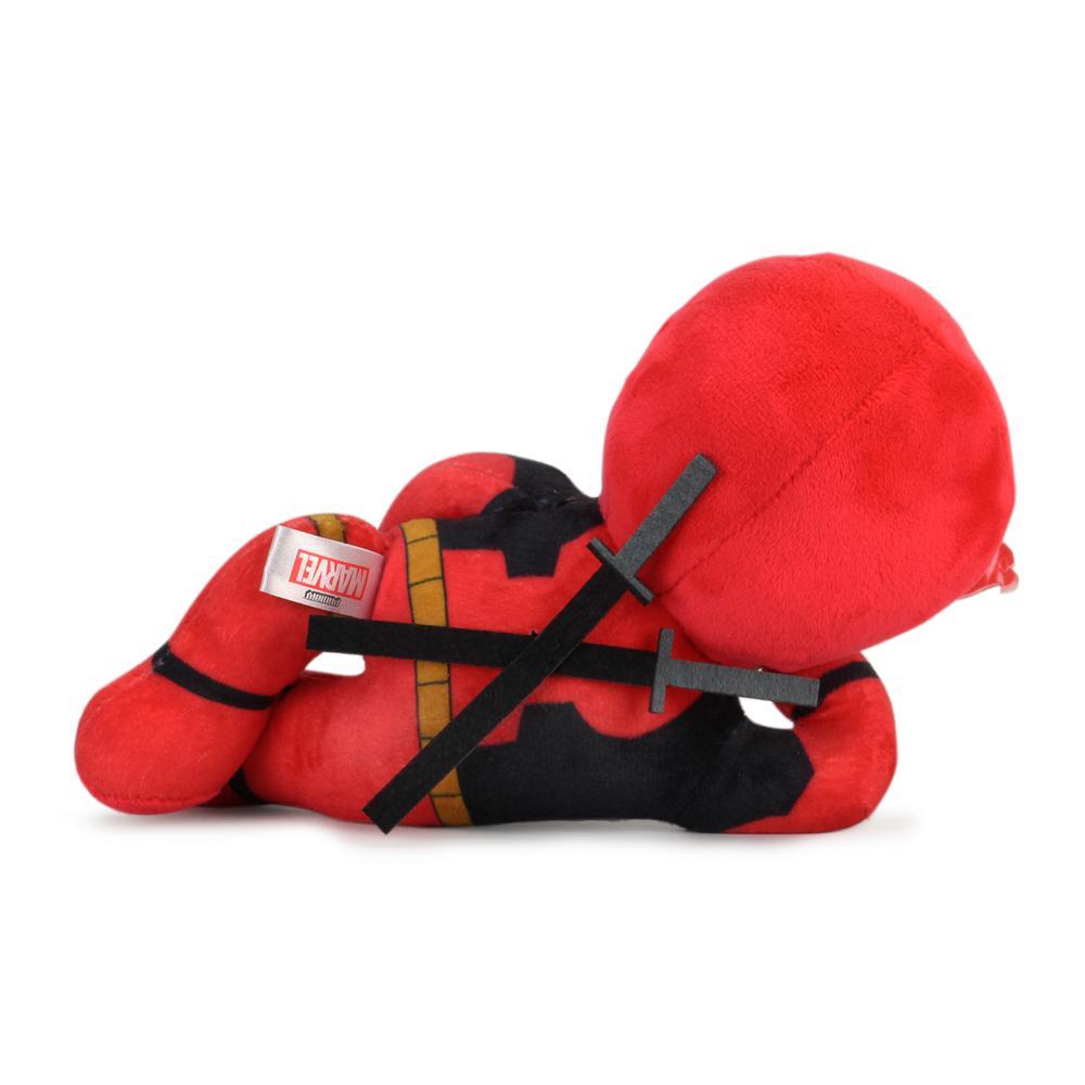 Marvel Deadpool Phunny plush by Kidrobot, featuring a playful, soft Deadpool character with a humorous, exaggerated expression.