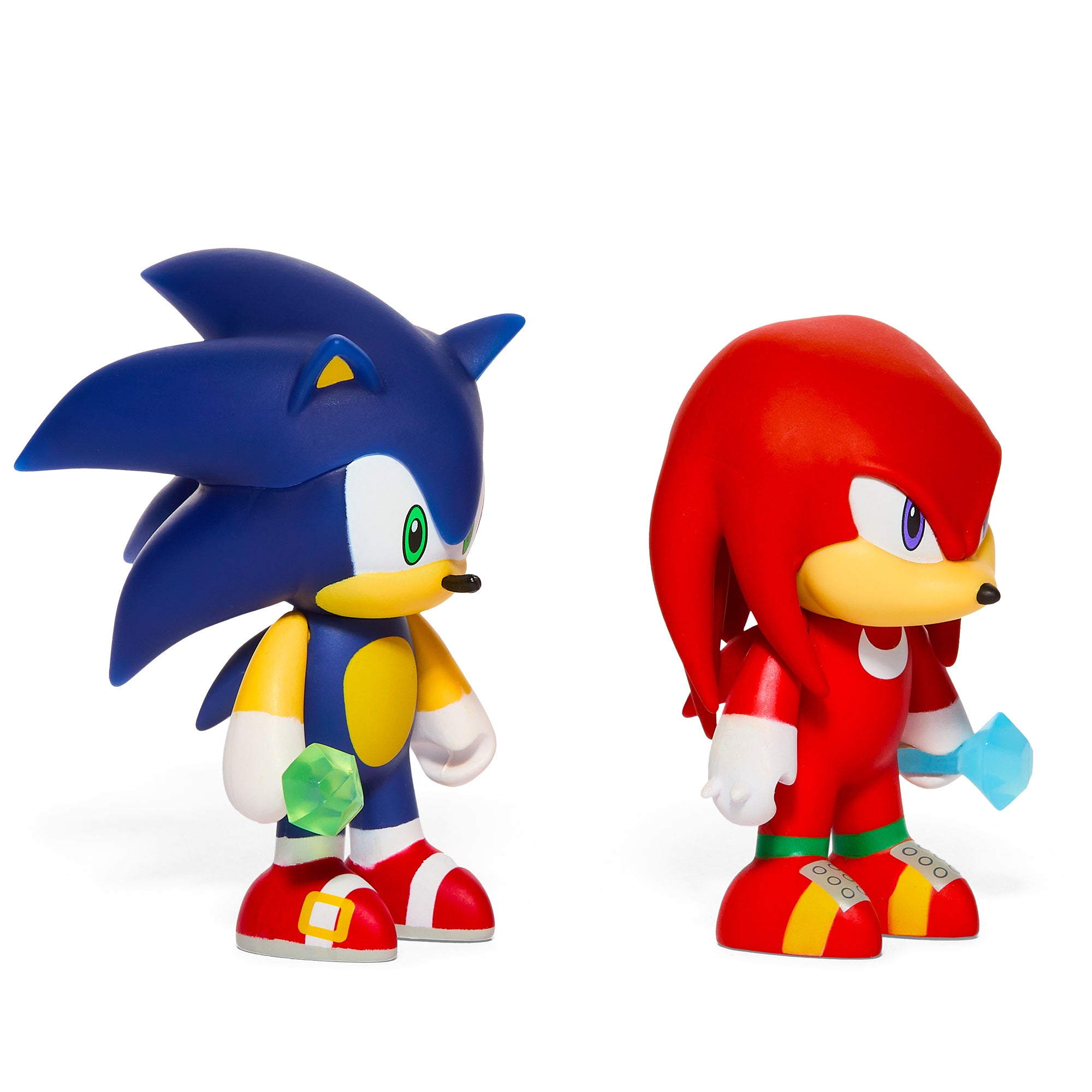 Sonic the Hedgehog 3-inch vinyl figure set featuring Sonic and Knuckles in a collectible 2-pack by Sonic the Hedgehog.