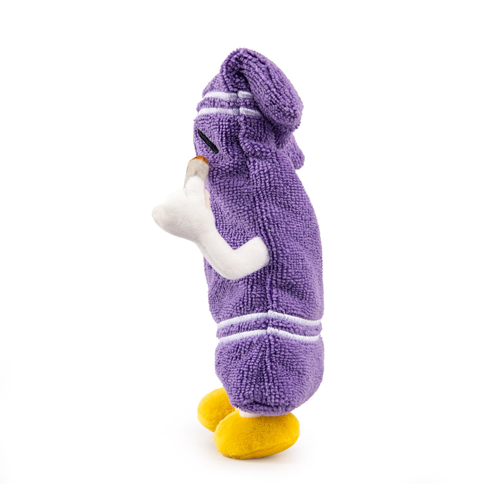 South Park Towelie plush toy, 10-inch stoned version by Kidrobot, soft fabric and detailed character features.
