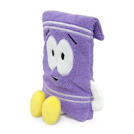 South Park Towelie plush toy by Kidrobot, 10-inch soft, collectible plush featuring Towelie character from South Park.