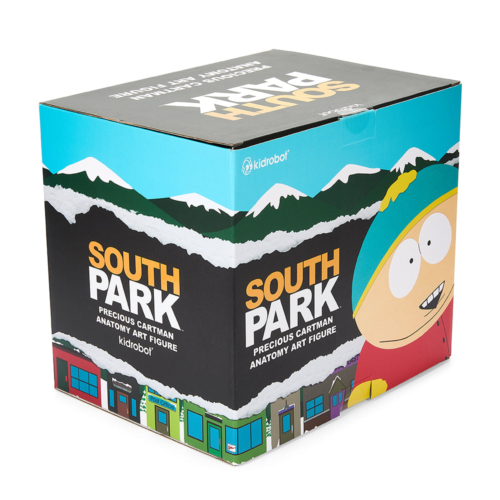 South Park Anatomy Cartman 8-inch vinyl art figure by Kidrobot featuring detailed design and vibrant colors.