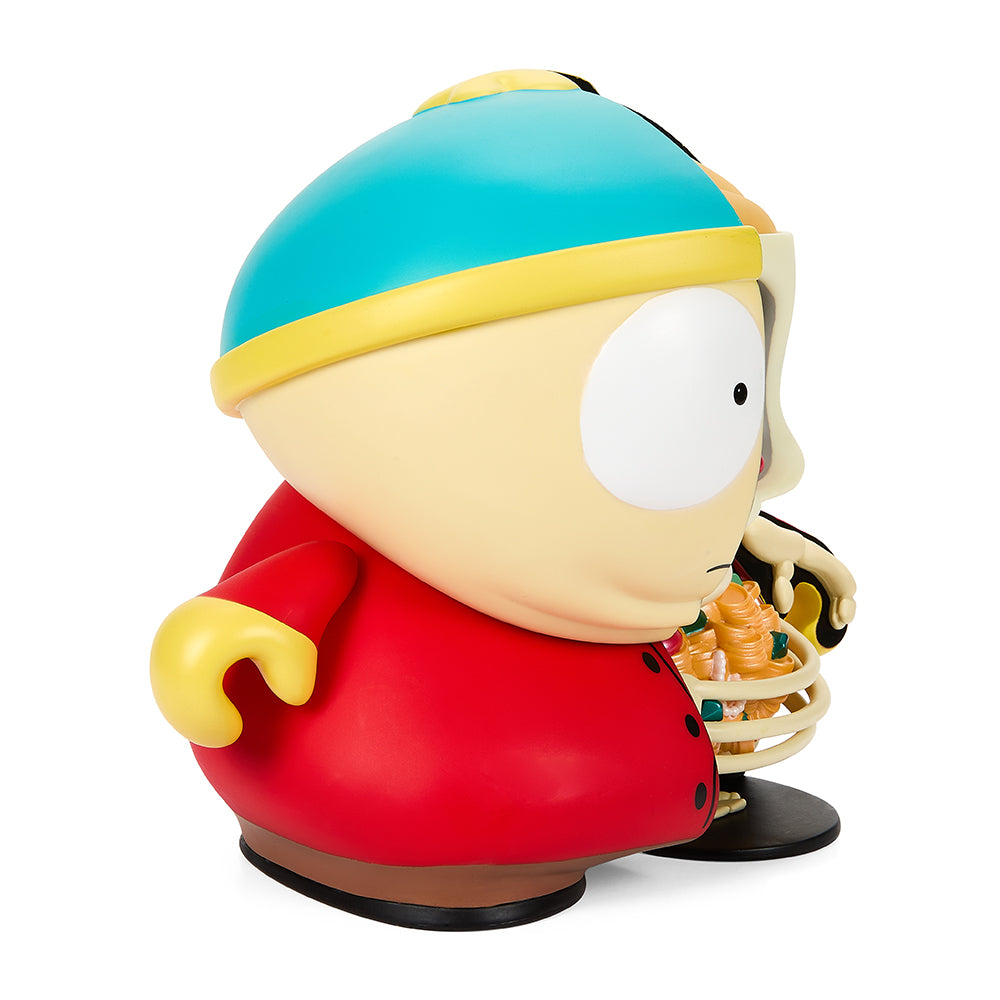 South Park Anatomy Cartman 8-inch vinyl art figure by Kidrobot, featuring detailed design and cartoon character details.