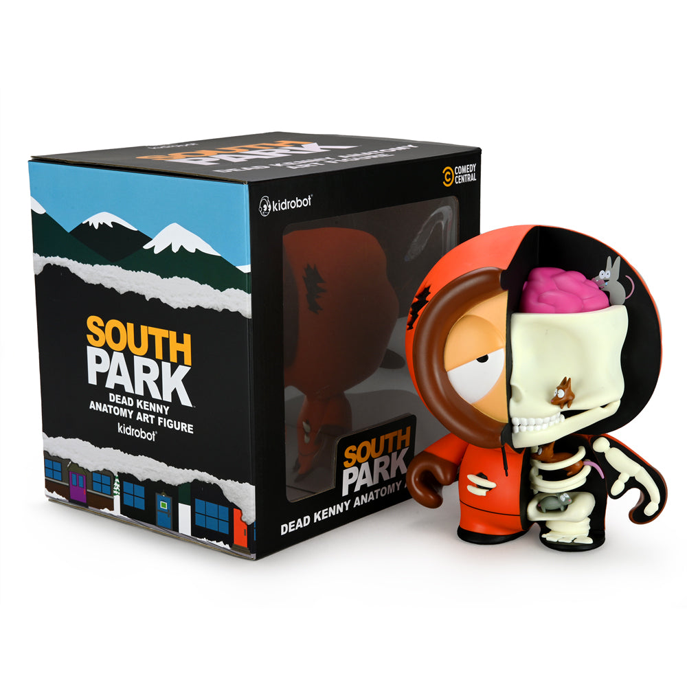 South Park Anatomy Kenny 8-inch vinyl art figure, featuring detailed design of the character Kenny from South Park.