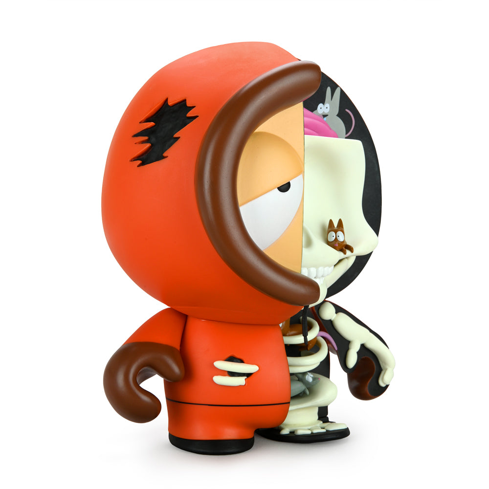South Park Anatomy Kenny 8-inch vinyl art figure, featuring detailed design of the iconic character from the animated series.