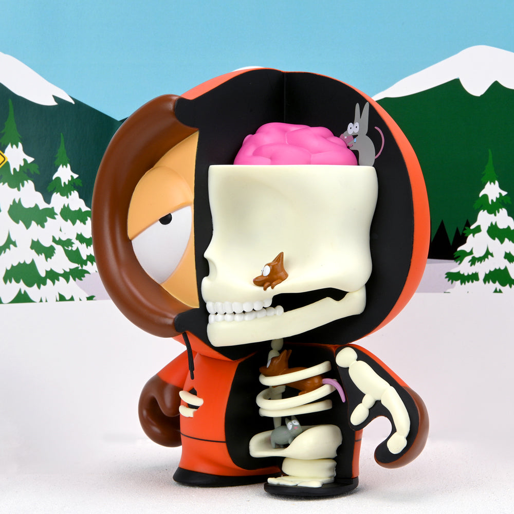 South Park Anatomy Kenny 8-inch vinyl art figure, featuring detailed design of the iconic character in collectible form.