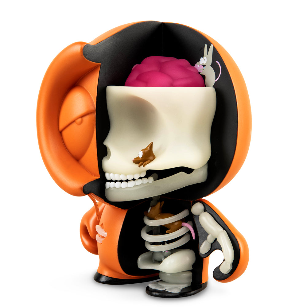South Park Anatomy Kenny 8-inch vinyl art figure with pearlescent glow-in-the-dark finish, exclusive edition, displayed from the front.