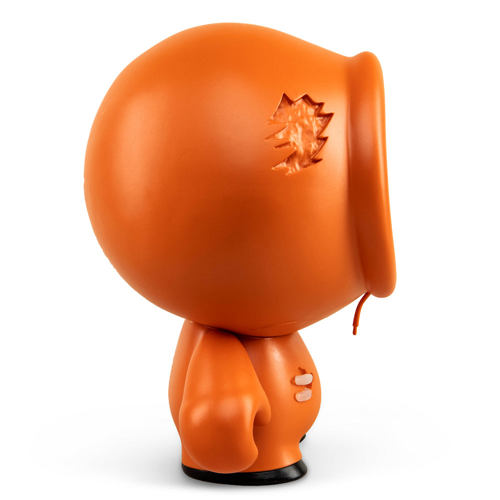 South Park Anatomy Kenny 8-inch vinyl art figure with pearlescent glow-in-the-dark finish, exclusive edition, displayed from front view.