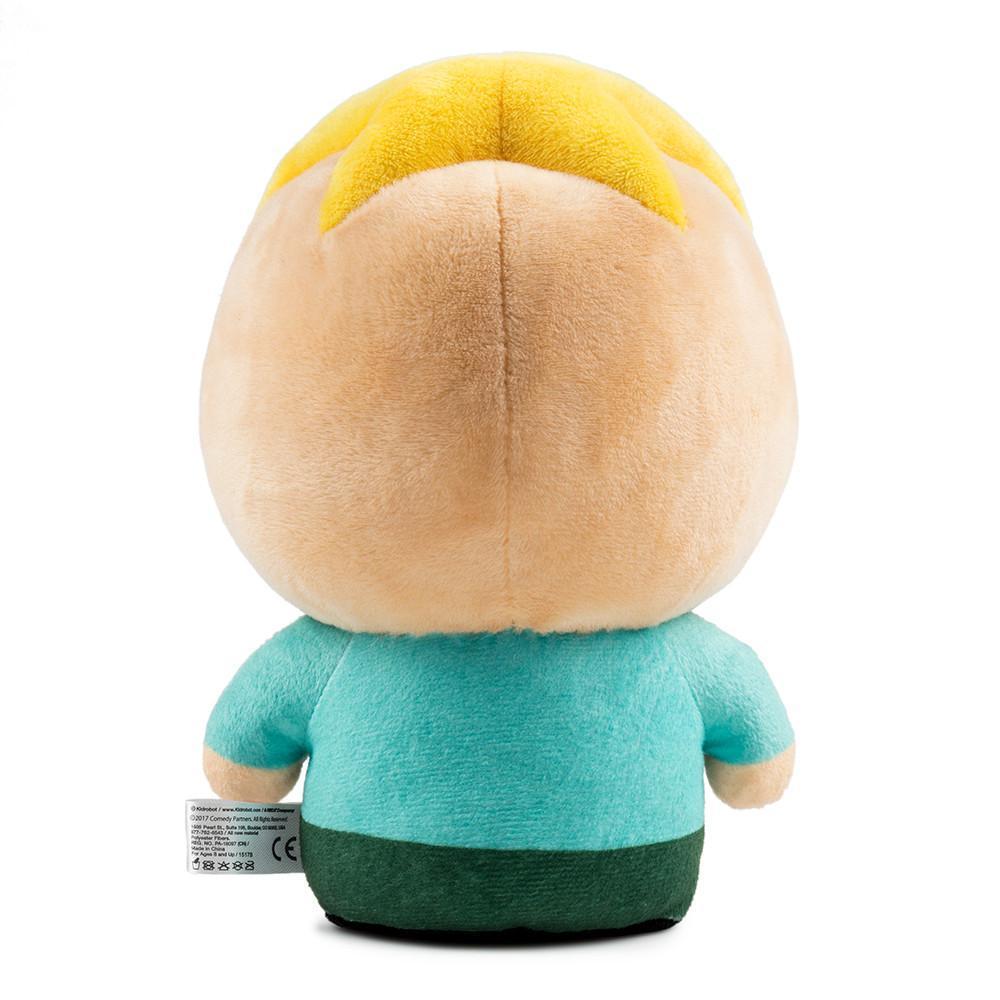 South Park Butters 8-inch Phunny Plush by Kidrobot, soft stuffed toy featuring the character with detailed embroidered features.