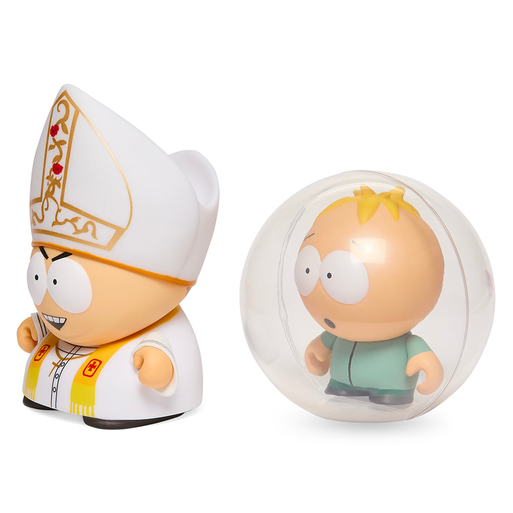 South Park Imaginationland Butters and Cartman 3-inch vinyl figures in a 2-pack, featuring detailed South Park character designs.