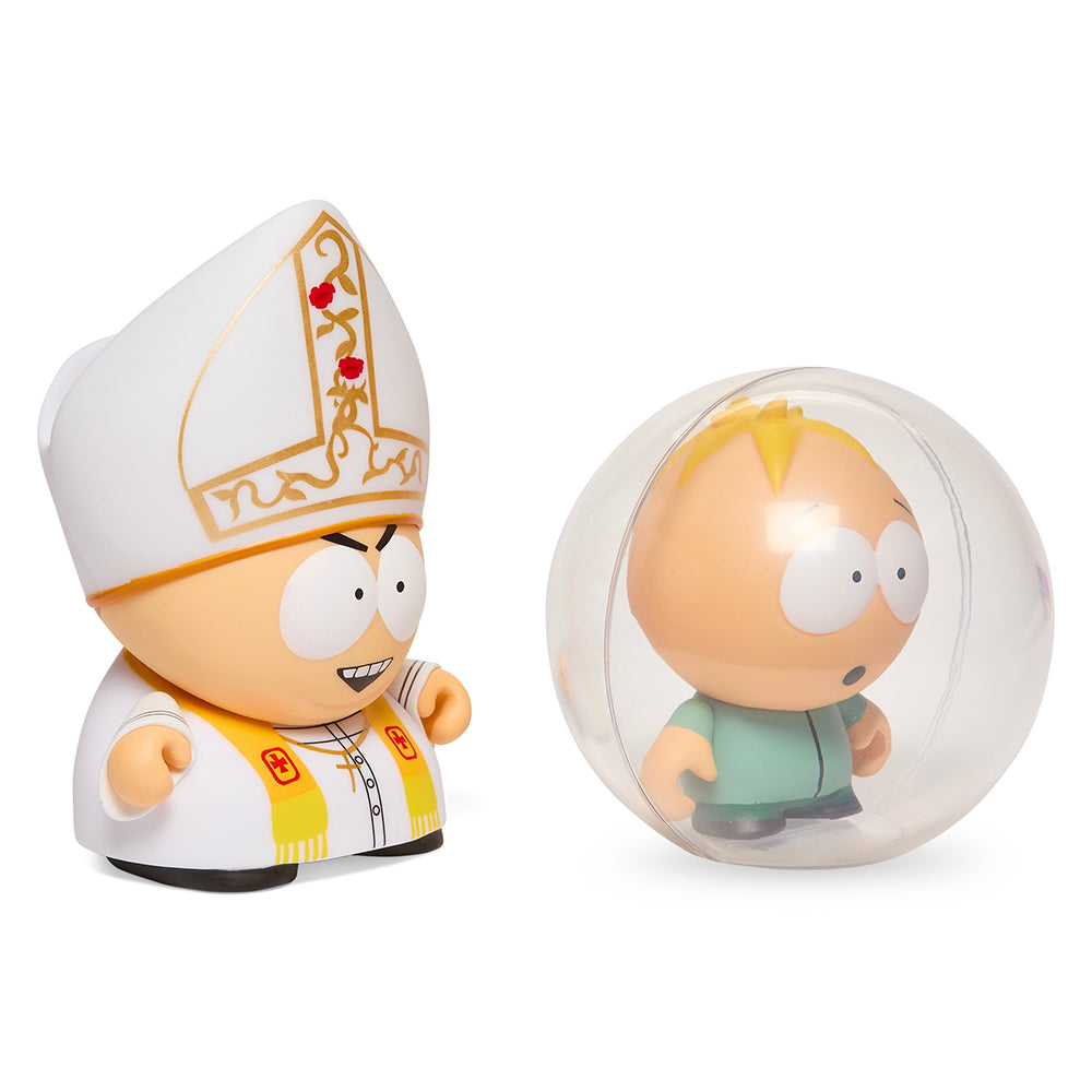 South Park Imaginationland 3-inch vinyl figures of Butters and Cartman in a 2-pack, featuring detailed South Park character collectibles.