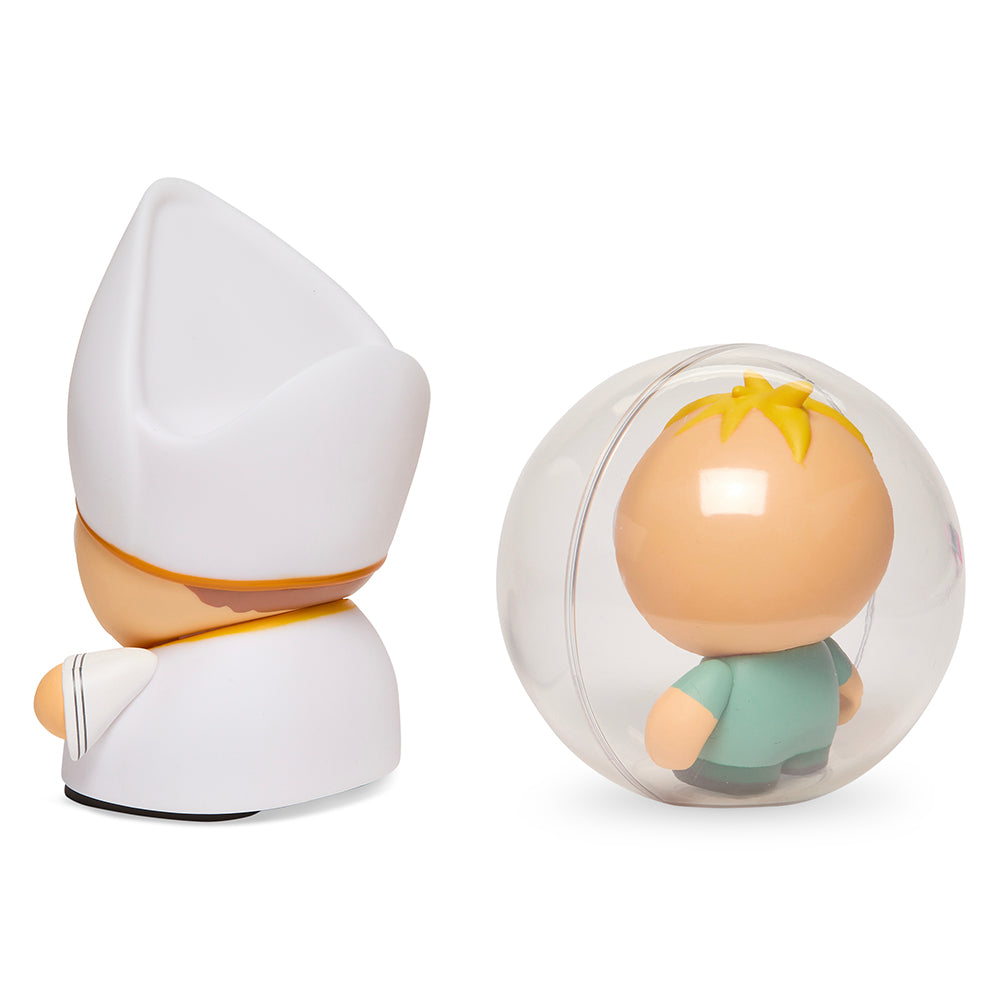 South Park Imaginationland Butters and Cartman 3-inch vinyl figures 2-pack, featuring detailed South Park character designs.