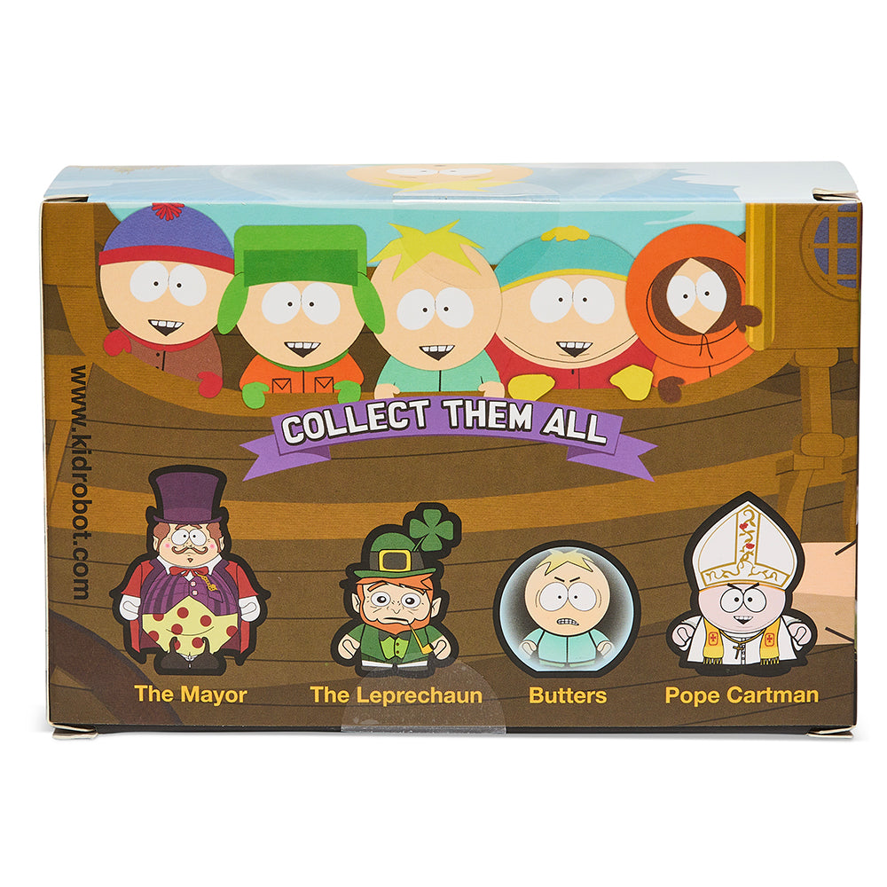 South Park Imaginationland Mayor and Leprechaun 3-inch vinyl figures, collectible mini figures in a 2-pack.