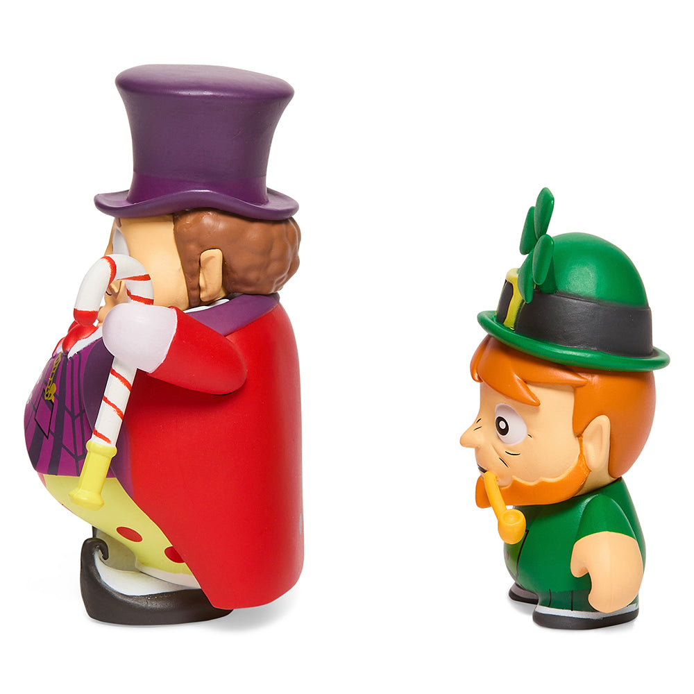 South Park Imaginationland Mayor and Leprechaun 3-inch vinyl figures, collectible mini figures, in a 2-pack.