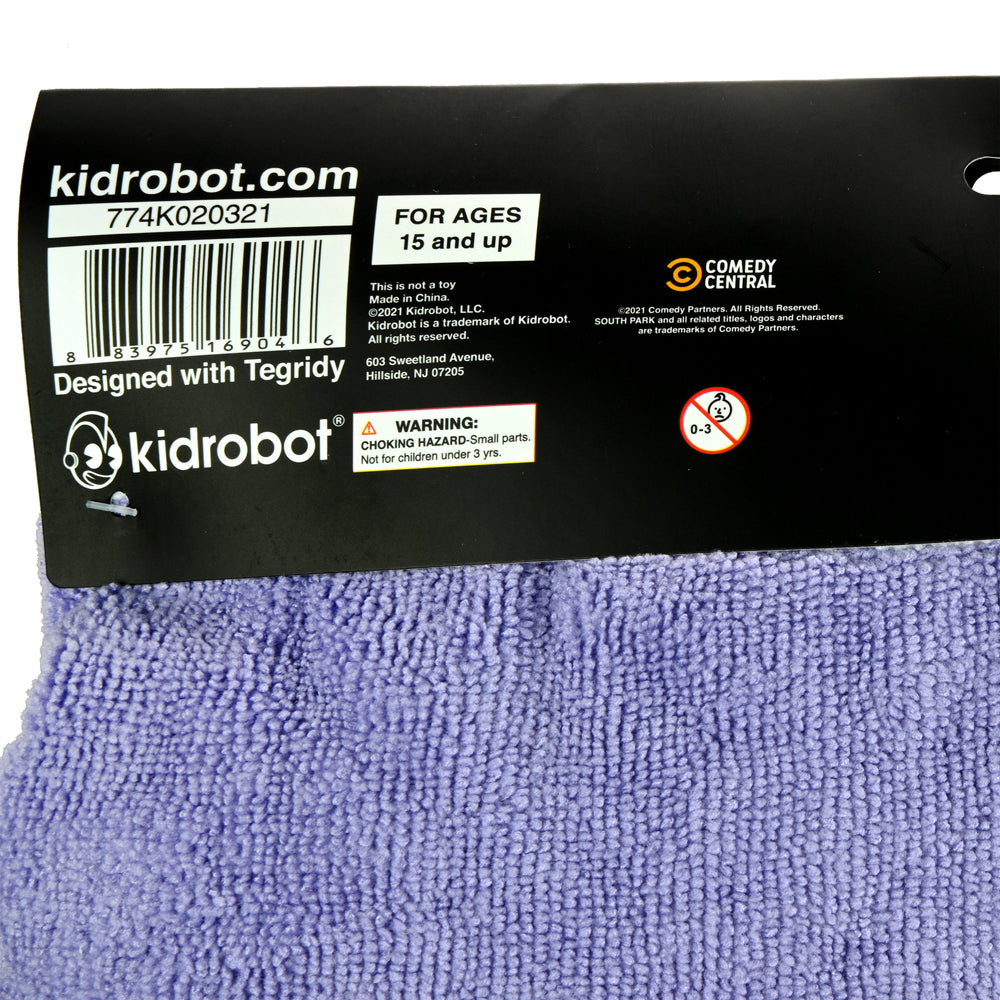 South Park Stoned Towelie plush towel, 24-inch soft plush toy featuring Towelie character from South Park by Kidrobot.
