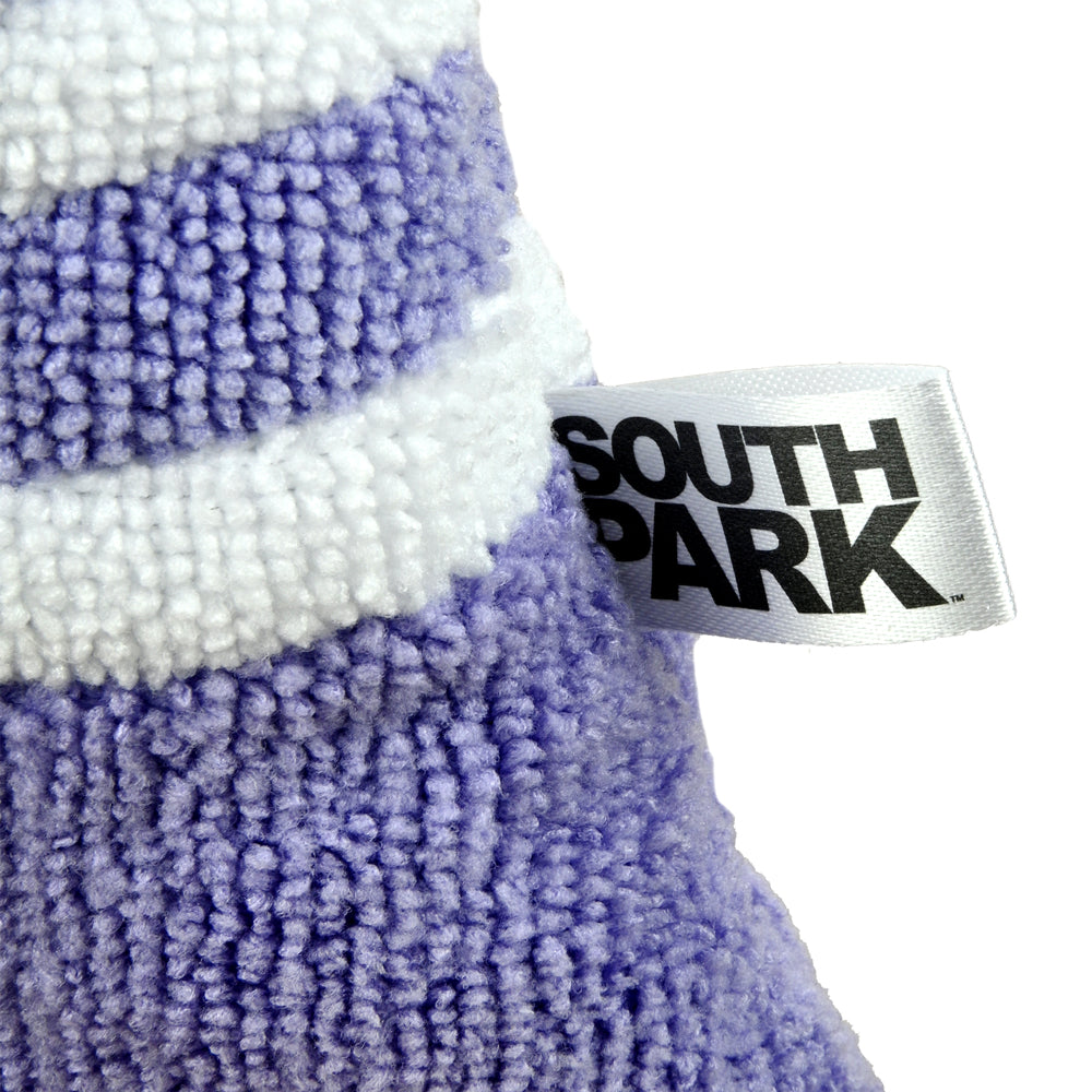South Park Stoned Towelie plush toy, 24-inch real towel by Kidrobot featuring Towelie character from South Park.