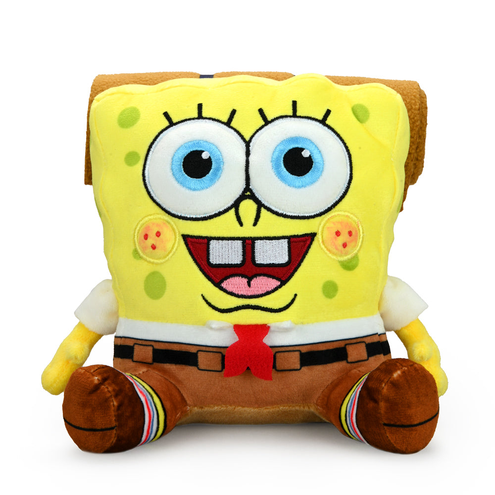 SpongeBob SquarePants Kamp Koral Phunny Plush by Kidrobot featuring a soft, detailed plush of SpongeBob in Kamp Koral attire.