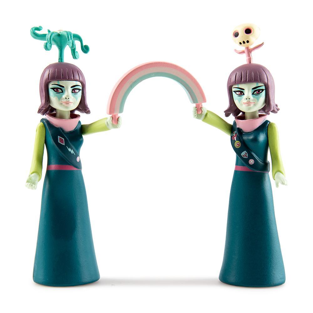 Mini vinyl art figure from Tara McPherson's Stellar Dream Scouts series, featuring a colorful, whimsical design in a blind box.