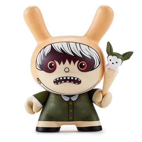 Sylvie 3-inch Dunny vinyl figure by Double Parlor featuring a detailed, artistic design with vibrant colors and unique character styling.