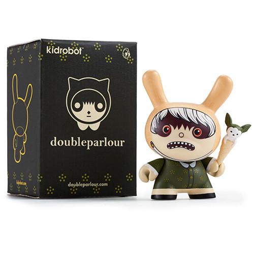 Sylvie 3-inch Dunny vinyl figure by Double Parlor, featuring a stylized, artistic design with vibrant colors and detailed craftsmanship.