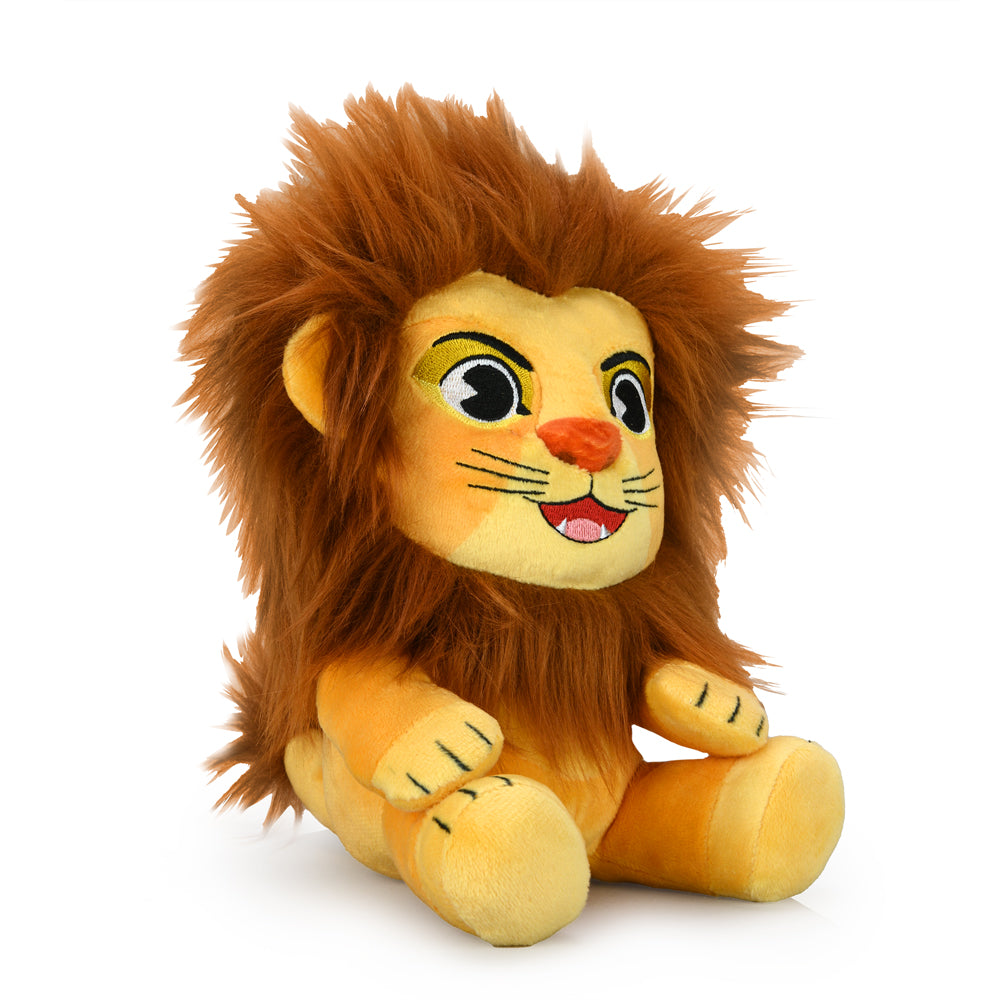 Disney The Lion King Simba 8-inch Phunny Plush by Kidrobot, soft plush toy featuring Simba from the animated film.
