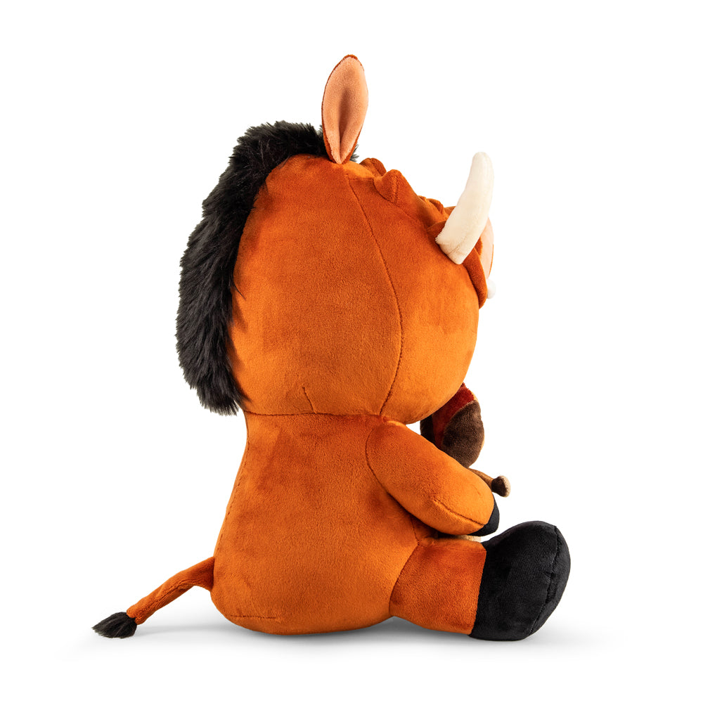 Disney The Lion King Timon and Pumbaa 16-inch HugMe plush toy by Kidrobot featuring soft fabric and detailed character design.