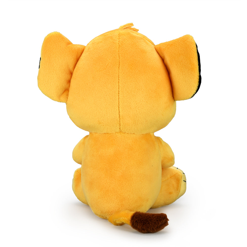 Disney The Lion King Young Simba 8-inch Phunny plush toy by Kidrobot, featuring soft fabric and detailed Simba character.