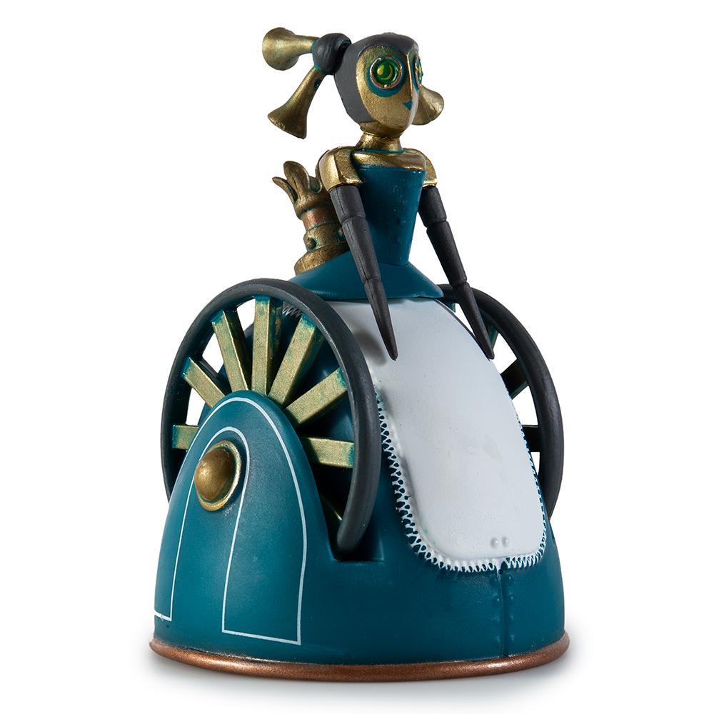 Mini art figure from The Mechtorians series by Doktor A, vinyl collectible figure in a sealed blind box.