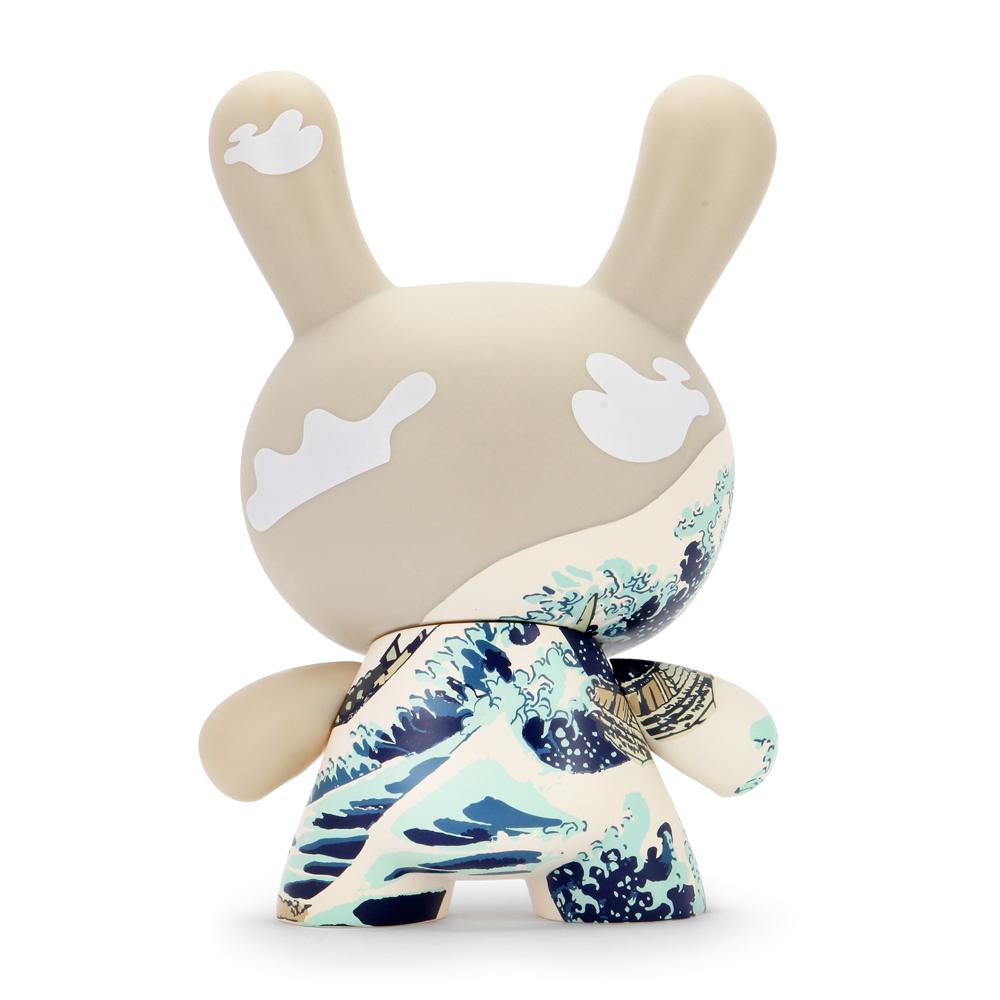 20-inch The Met Dunny figure featuring Hokusai Great Wave design, limited edition of 200, collectible art toy.