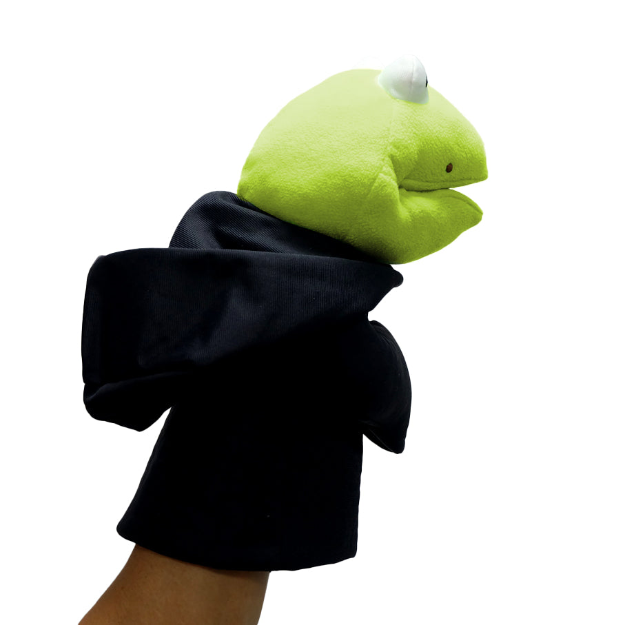 Disney The Muppets Constantine plush 12-inch hand puppet by Kidrobot, featuring detailed fabric and expressive puppet design.