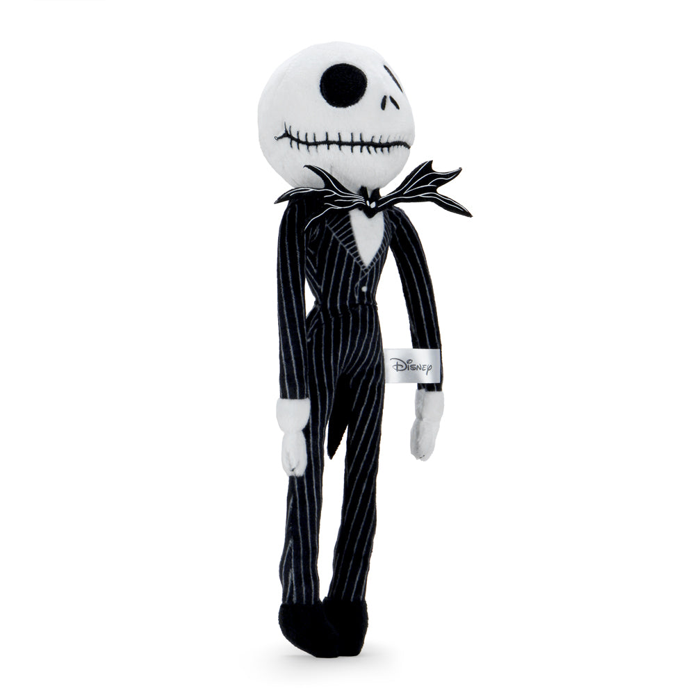 Disney The Nightmare Before Christmas Jack Skellington 10-inch Phunny plush toy showing Jack's smiling face and iconic outfit.