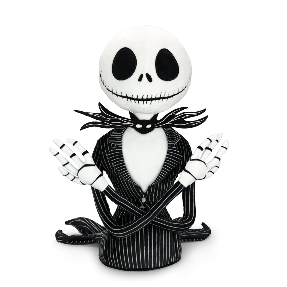 Disney The Nightmare Before Christmas Jack Skellington HugMe Shake Action Plush, soft plush toy, detailed design from the animated film