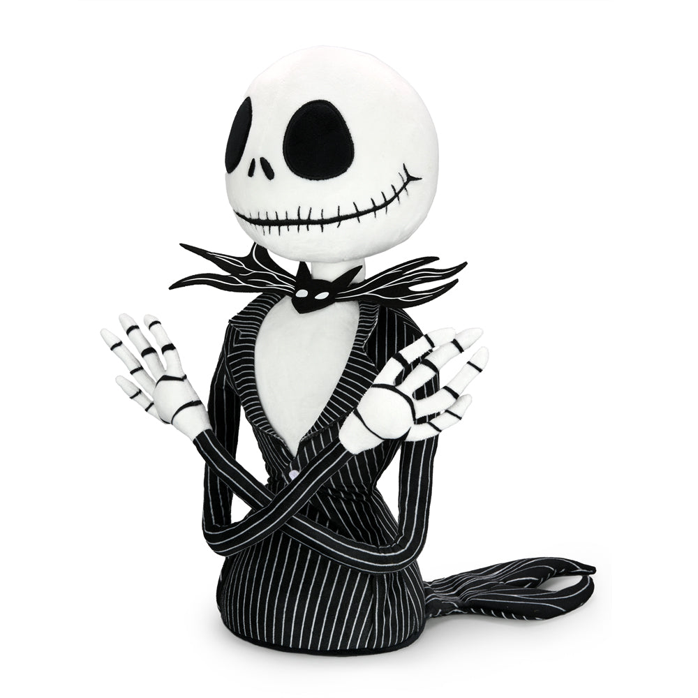 Disney The Nightmare Before Christmas Jack Skellington HugMe Shake Action Plush, soft plush toy featuring Jack's iconic design.