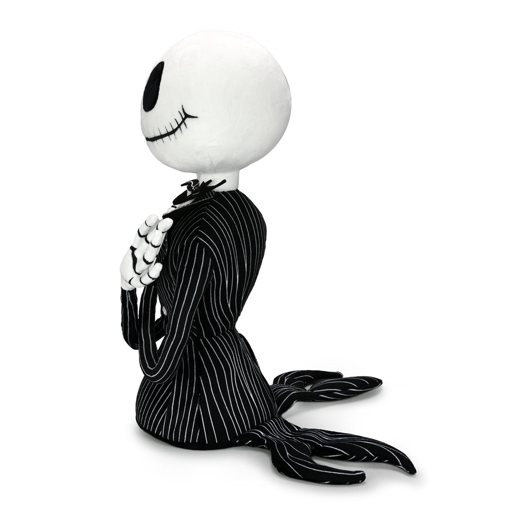 Disney The Nightmare Before Christmas Jack Skellington HugMe Shake Action Plush, soft plush toy featuring Jack Skellington from the movie.