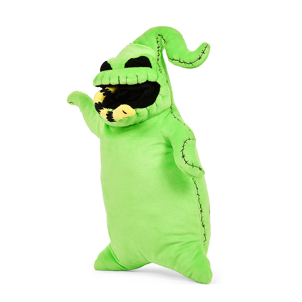 Disney The Nightmare Before Christmas Oogie Boogie 16-inch interactive plush with bugs, soft plush toy featuring detailed design and movable parts.