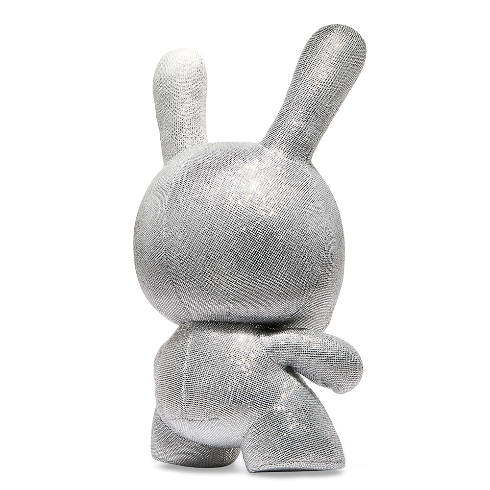 20-inch Kidrobot Rhinestone Dunny plush figure featuring shiny rhinestone details and a soft, rounded plush design.