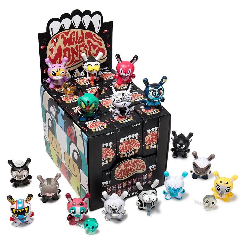 Vinyl Dunny art figure from The Wild Ones Blind Box by Various Artists, shown in its sealed blind box packaging.