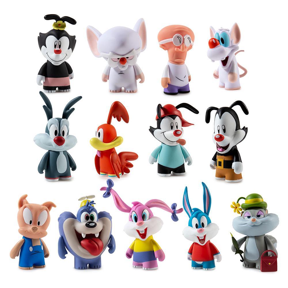 Tiny Toon Adventures and Animaniacs vinyl mini figure from Kidrobot series, shown in a blind box packaging.