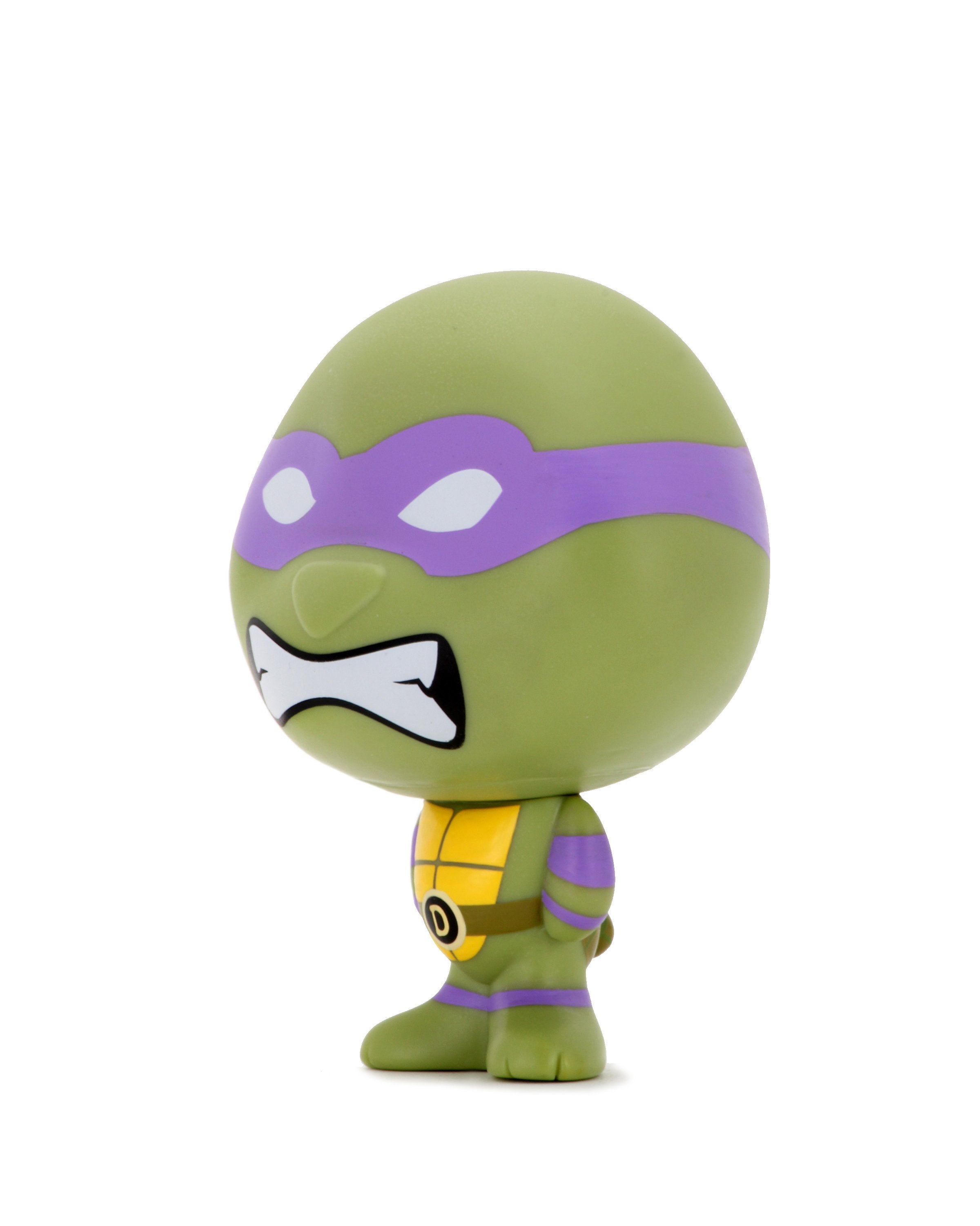 Kidrobot TMNT Donatello BHUNNY 4-inch vinyl figure, featuring Donatello from Teenage Mutant Ninja Turtles with detailed design.