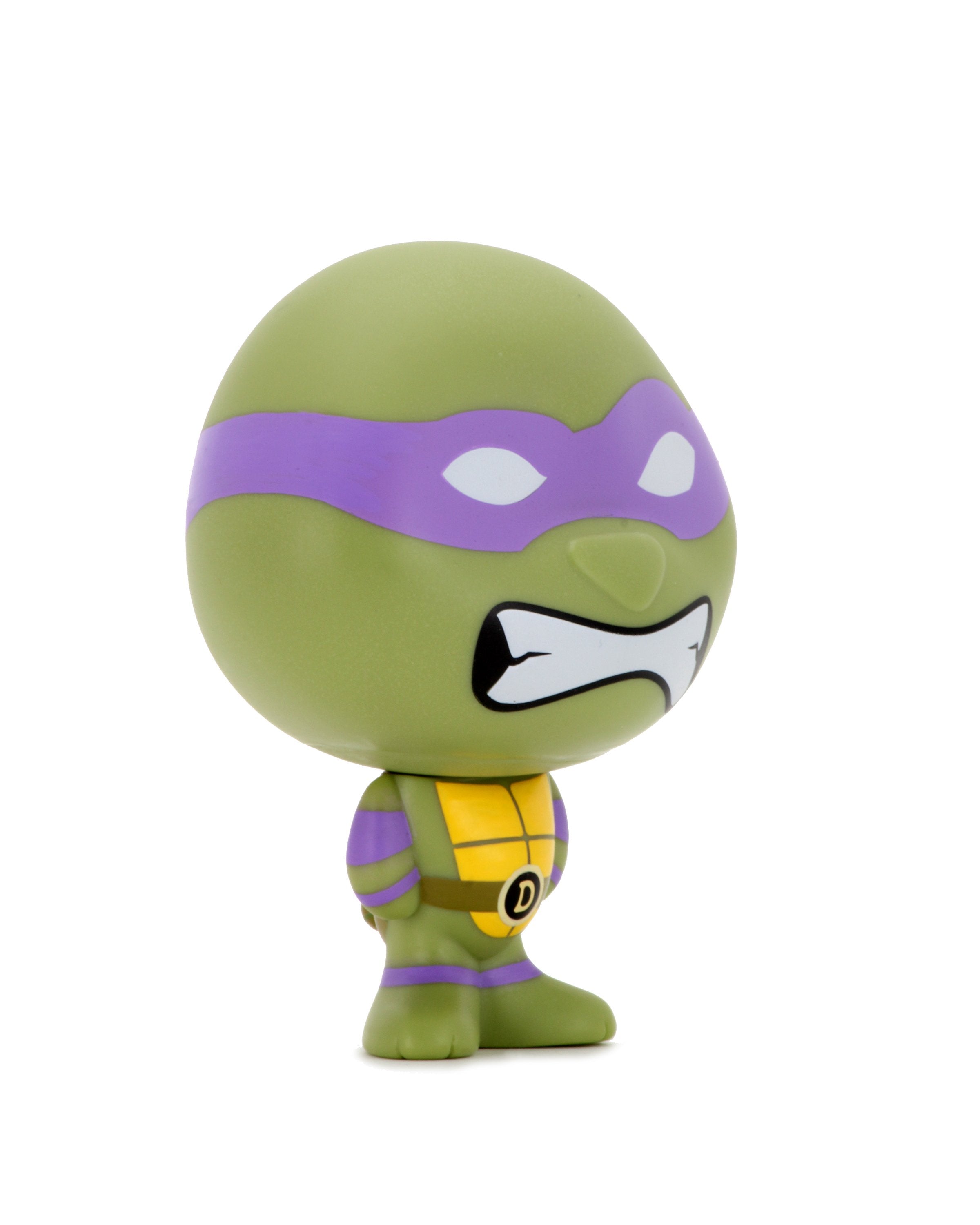 Kidrobot TMNT Donatello BHUNNY 4-inch vinyl figure, featuring detailed green Donatello character with purple mask and signature weapon.