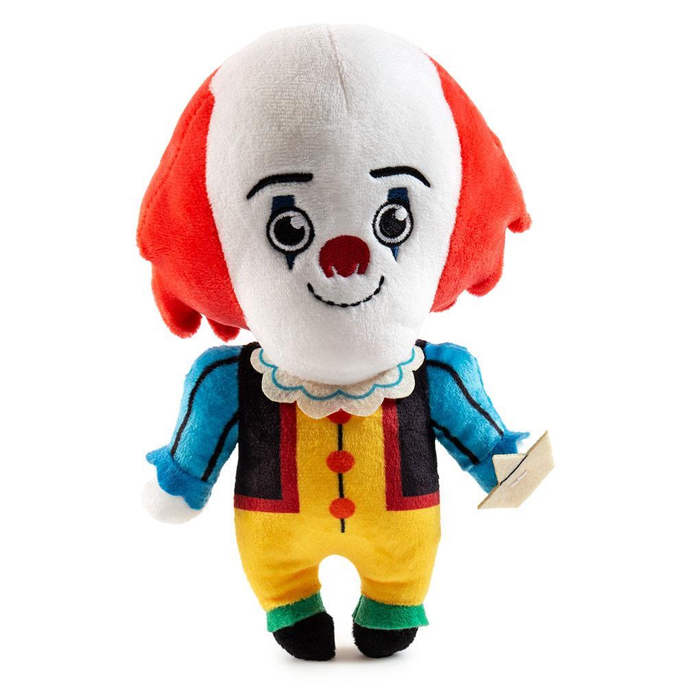 Vintage Pennywise IT Phunny plush by Kidrobot, soft and detailed plush toy featuring Pennywise from the IT horror franchise.