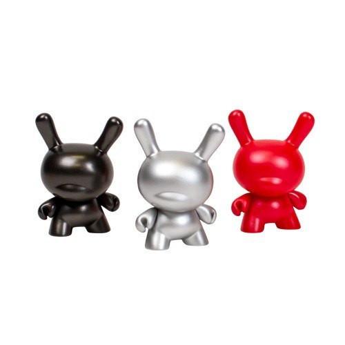 10th Anniversary 3" Dunny - Red - Kidrobot - Designer Art Toys