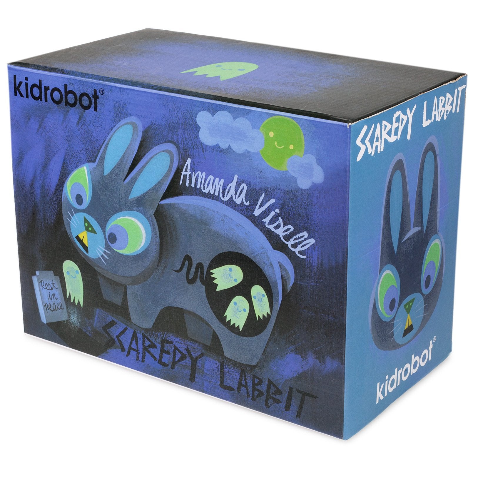 Scaredy Labbit 10" Art Figure by Amanda Visell - Kidrobot - Designer Art Toys