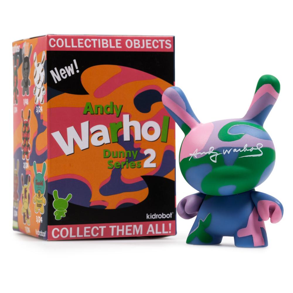 Andy Warhol 3" Dunny Art Figures 2.0 by Kidrobot - Kidrobot - Designer Art Toys
