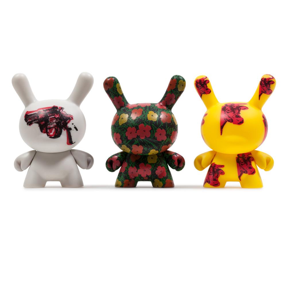 Andy Warhol 3" Dunny Art Figures 2.0 by Kidrobot - Kidrobot - Designer Art Toys